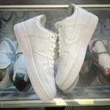 Nike White Low Air Force 1s Size 12
