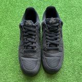 Nike Navy Canvas Low Air Force 1s Size 13