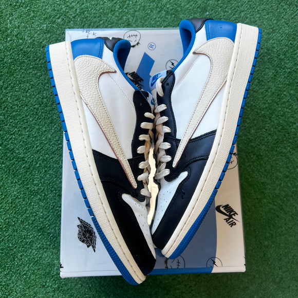 Jordan Travis Scott Fragment Low 1s Size 12