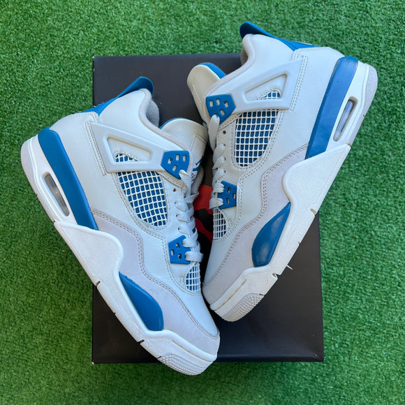 Jordan Military Blue 4s Size 6Y
