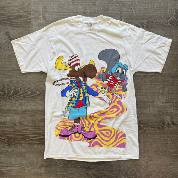 Vintage Rocky and Bullwinkle Tee Size L