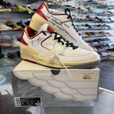 Jordan Off White White Red Low 2s