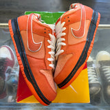 Nike Orange Lobster SB Low Dunks Size 10