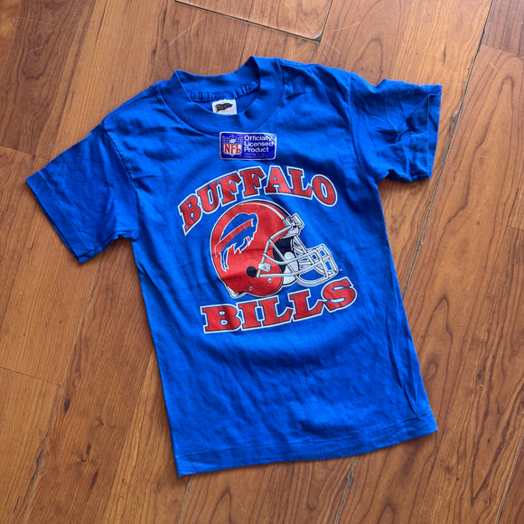 Vintage Buffalo Bills Tee Size Kids Youth M 10-12