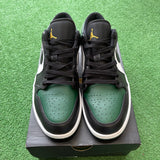 Jordan Green Toe Low 1s Size 10.5