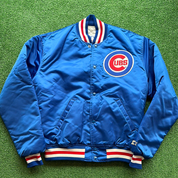 Vintage Chicago Cubs Starter Satin Jacket Size XL