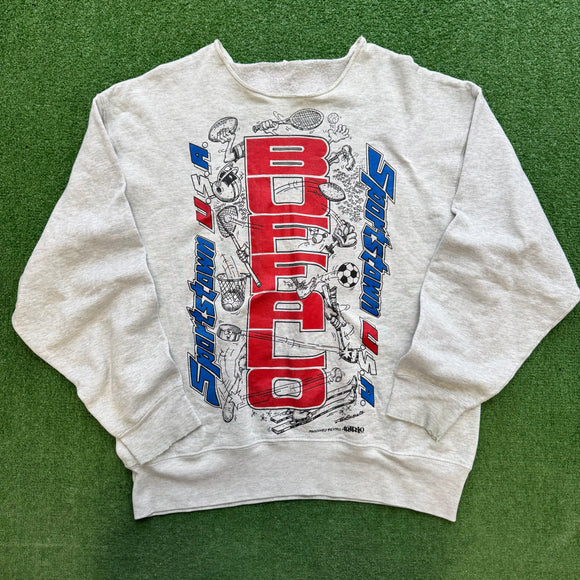 Vintage Buffalo Sports Crewneck Size L/XL