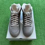 Jordan Wolf Grey 5s Size 13
