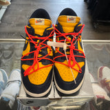 Nike Off White University Gold Low Dunk Size 12