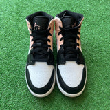 Jordan Arctic Orange Black Toe 1s Size 7Y