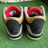 Jordan Black Cement Gold 3s Size 7.5W/6M