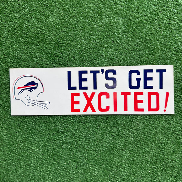 Vintage Buffalo Bills Bumper Sticker