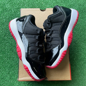 Jordan Bred Low 11s Size 7Y