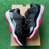 Jordan Bred Low 11s Size 7Y
