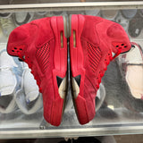 Jordan Red Suede 5s Size 11