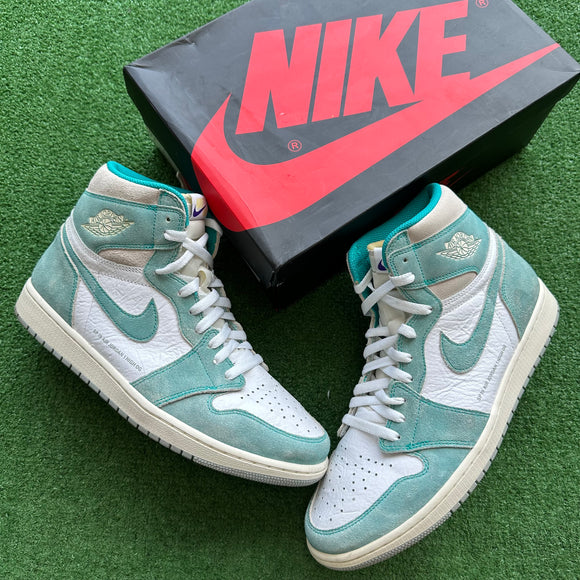 Jordan Turbo Green 1s Size 12