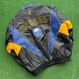 Vintage Buffalo Sabres Leather Jacket Size XL