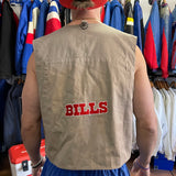 Vintage Buffalo Bills Fishing Vest Size L/XL