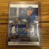 Buffalo Sabres Samuelsson Card