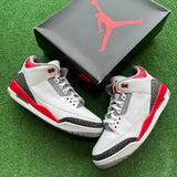 Jordan Fire Red 3s Size 13