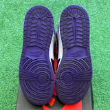 Jordan Court Purple 1s Size 5Y