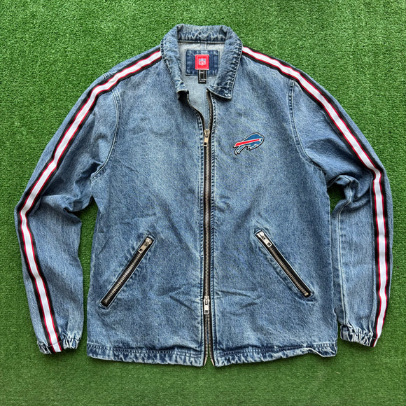 Vintage Buffalo Bills Jean Jacket Size L