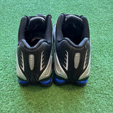 Nike Metallic Silver Racer Blue Shox Size 10W/8.5M