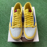 Jordan Travis Scott Canary Yellow Low 1s Size 10.5W/9M