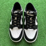 Nike Black White Low Dunk Size 6.5Y