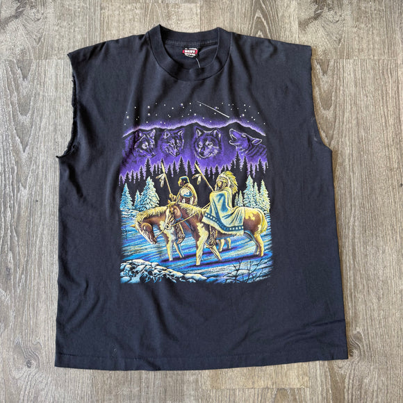 Vintage Wolf Tee Size L/XL