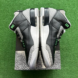 Jordan Green Glow 3s Size 12
