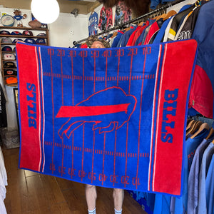 Vintage Buffalo Bills Throw Blanket