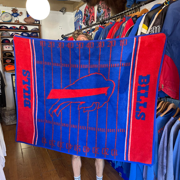 Vintage Buffalo Bills Throw Blanket