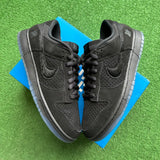 Nike Undefeated Black 5 On It Low Dunks Size 12
