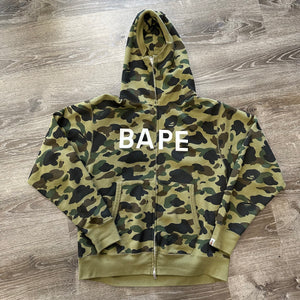 Bape Zip up Hoodie Size L