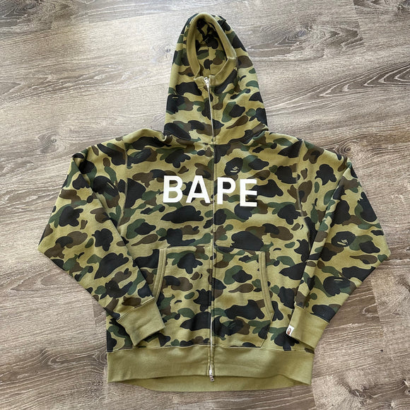 Bape Zip up Hoodie Size L