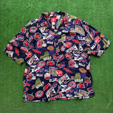 Vintage Buffalo Bills Hawaiian Shirt Size L