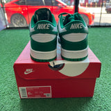 Nike White Malachite Low Dunk Size 6Y