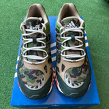 Adidas Bape Green Camo Adistar HRMY Size 12