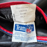 Vintage Buffalo Bills Jeff Hamilton Leather Jacket Size XL