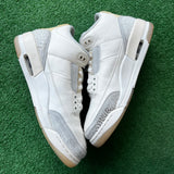 Jordan Craft Ivory 3s Size 11