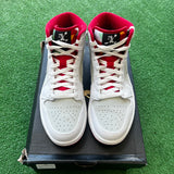 Jordan Hare Mid 1s Size 9.5