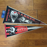 Vintage Buffalo Sabres Pennant