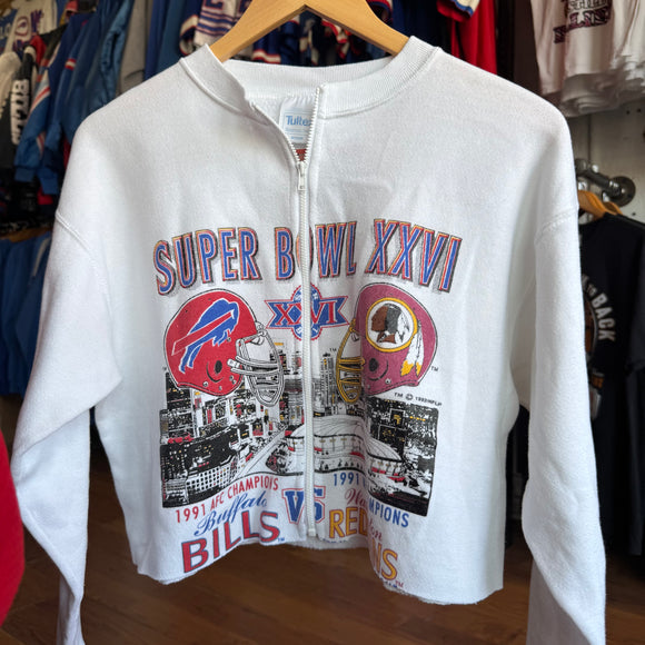 Vintage Buffalo Bills Zip Crop Size M