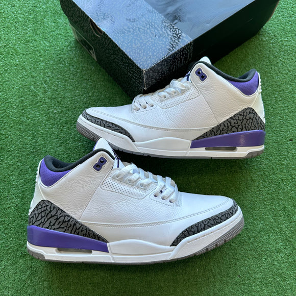 Jordan Dark Iris 3s Size 12