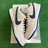 Nike Albino & Preto SB Low Dunk Size 9.5