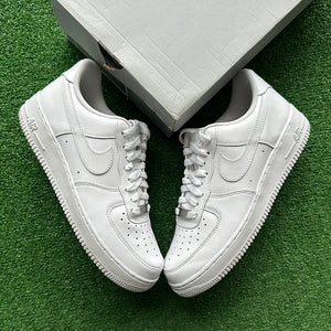 Nike White Low Air Force 1s Size 10W/8.5M