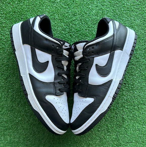 Nike Black White Low Dunk Size 11.5