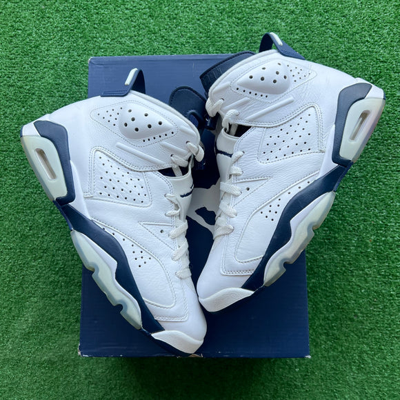 Jordan Midnight Navy 6s Size 9.5