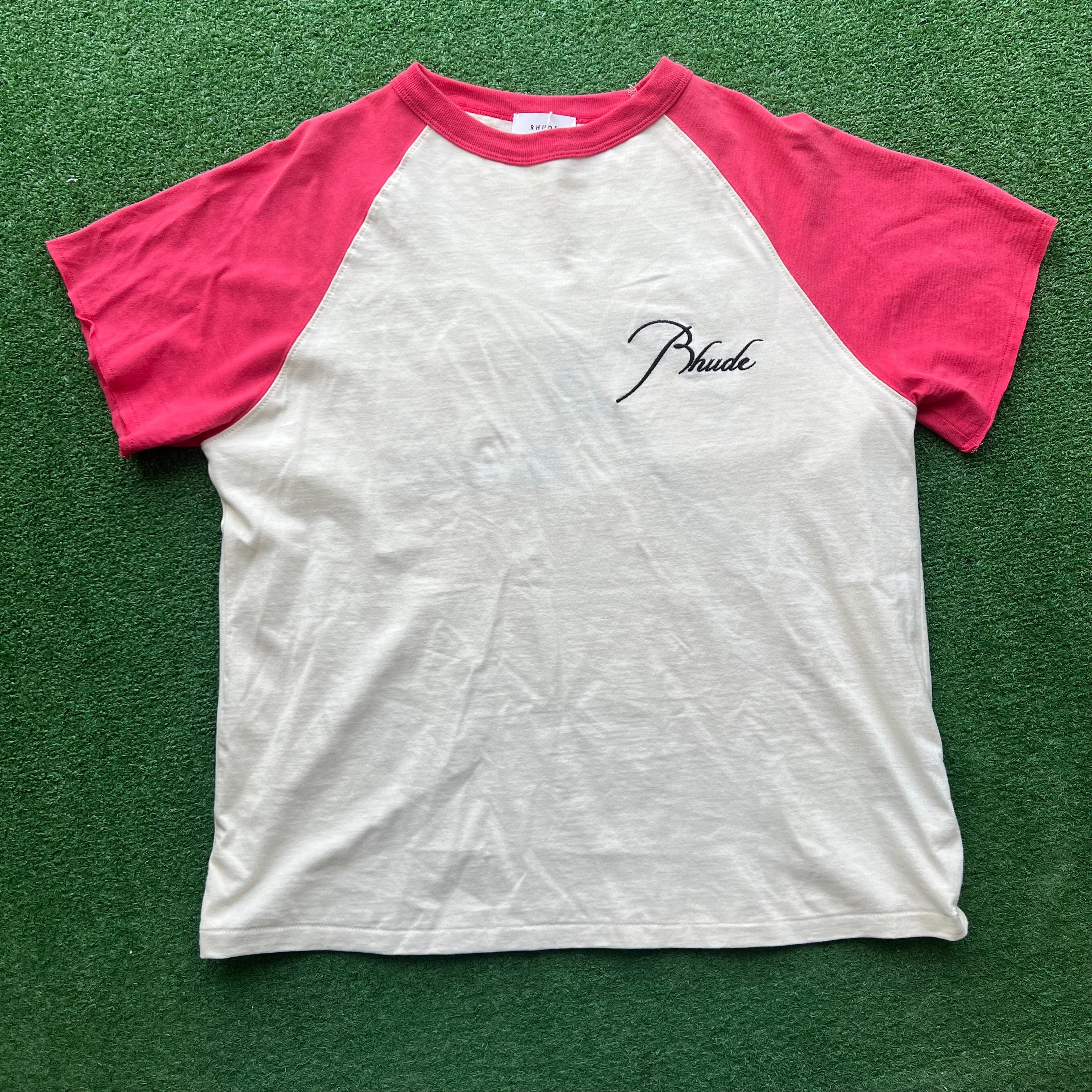 RHUDE ロゴ ラゴ ヴィンテージ コットン 半袖 Tシャツ ホワイト Buy Rhude Grand Cru Tee 'Vintage White' - PS24TT05012611 | GOAT